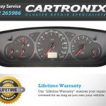 5-inch Citroen C5 instrument cluster dashboard with speedometer and gauges.
