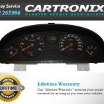 Instrument cluster dashboard for Citroen Dispatch with speedometer and fuel gauge.