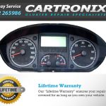 Instrument cluster dashboard for Citroen Relay MK3 with speedometer and gauges.