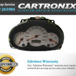 Ford KA Mk1 instrument cluster dashboard with speedometer and gauges, measuring 1-inch.