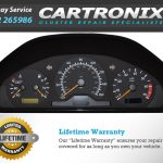 Mercedes E C & CLK W210 / W202 / W208 instrument cluster with gauges and indicators, 208-inch.