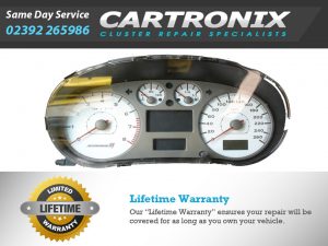Repair service for a 2-inch instrument cluster from a Seat Ibiza by Cartronix.