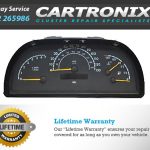 Mercedes Vito W638 instrument cluster with speedometer and gauges, measuring 638-inch.