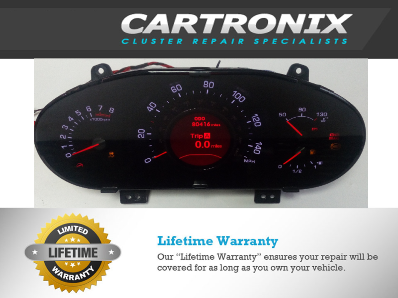 Kia Instrument Cluster OBC LCD screen pixel repair