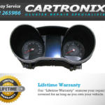 Dashboard cluster for Mercedes Vito W447 with speedometer and LCD display.