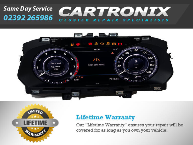 VW Tiguan instrument cluster repair repair image