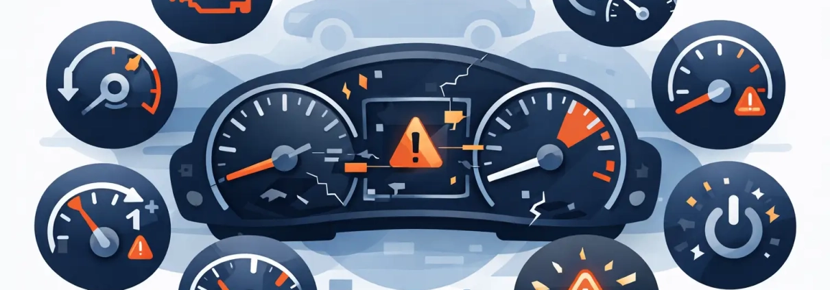 Failed Gauge Cluster Symptoms guide image