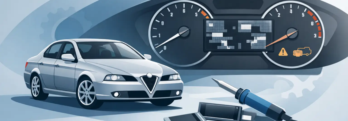 Alfa Romeo 166 Lcd Pixel Repair guide image
