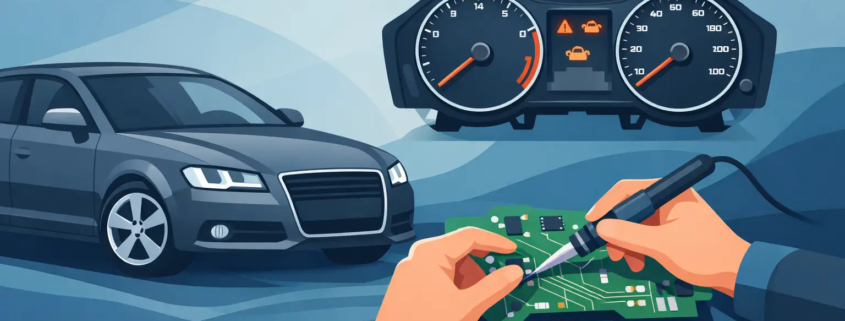 Audi A3 8p Instrument Cluster Repair guide image