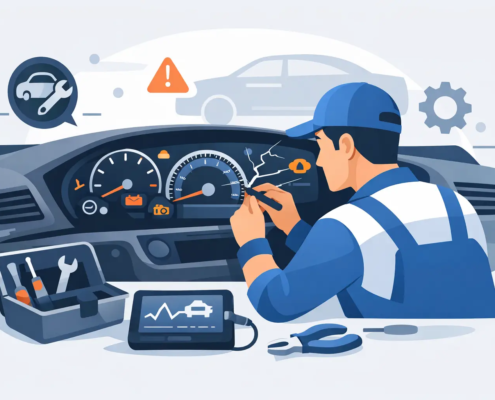 Dashboard Display Repair Service guide image