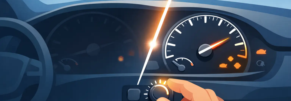 Dim Speedometer Display Fix guide image