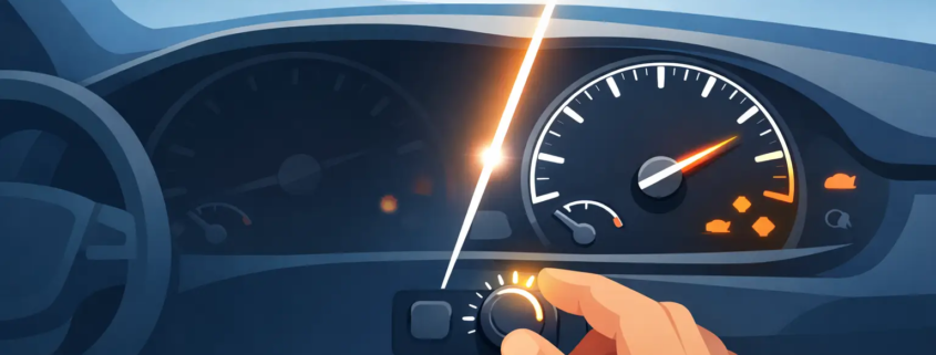 Dim Speedometer Display Fix guide image