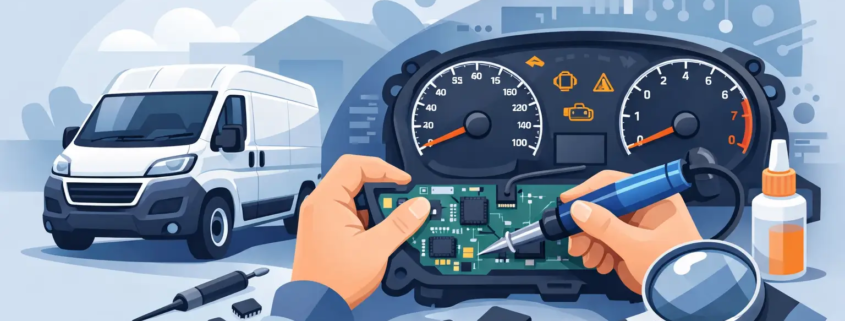Fiat Ducato Instrument Cluster Repair guide image