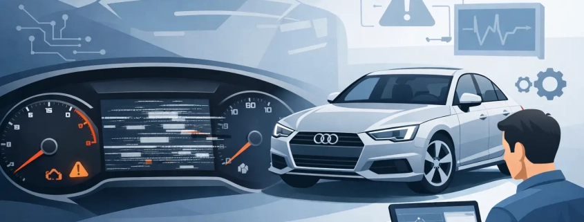 Audi LCD Display Fault Case Study in an A4