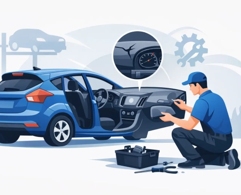 Ford Focus Dashboard Repair Example