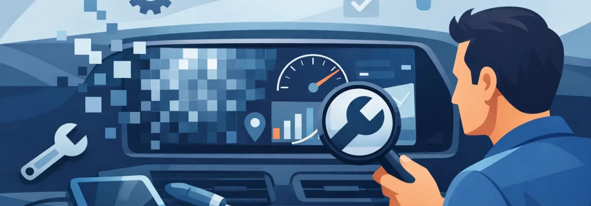 How to Fix a Pixelated Dashboard Display