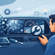 how to fix a pixelated dashboard display