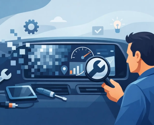 how to fix a pixelated dashboard display