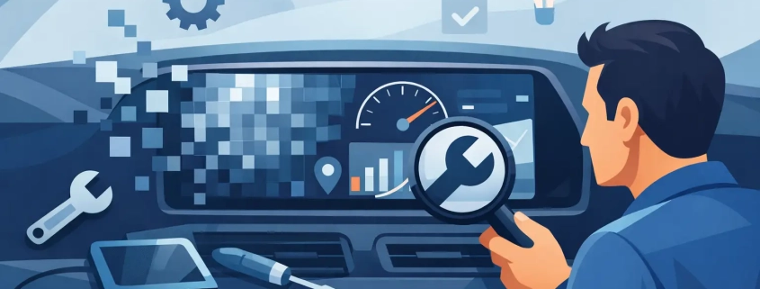 How to Fix a Pixelated Dashboard Display