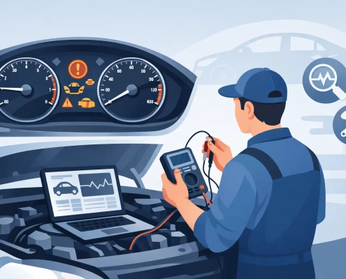 how to test instrument cluster faults safely