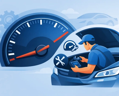 speedometer needle stuck repair