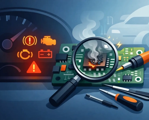 warning light backlight repair