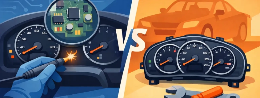 Dashboard Repair Versus Used Cluster: Which Wins?