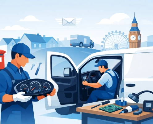 How Postal Dashboard Repair Works in the UK