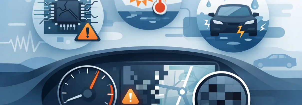 Top Causes of Pixel Failure in Car Dashboards