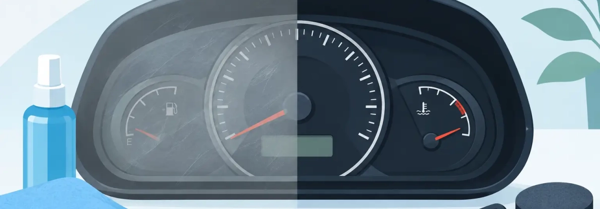 Restore a Faded Odometer Display Properly