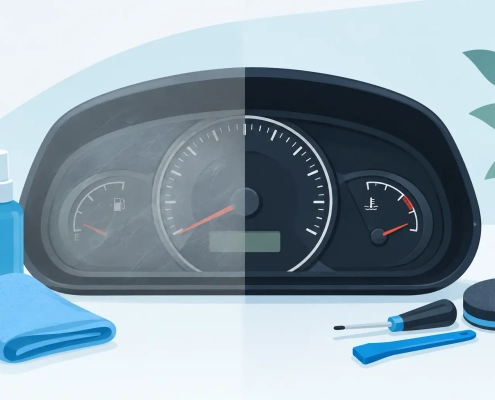 Restore a Faded Odometer Display Properly