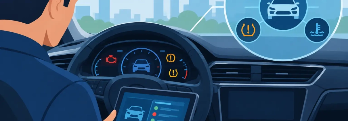 Dashboard Fault Diagnosis for Modern Vehicles