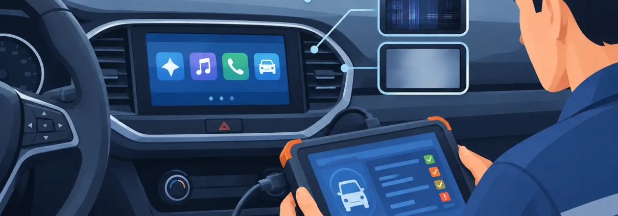 How to Diagnose Car LCD Screen Faults Properly