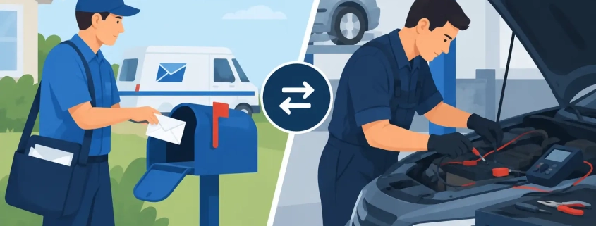 Postal Repair vs Local Auto Electrician: Which?